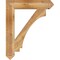 Ekena Millwork Imperial Arts & Crafts Rough Sawn Bracket, Western Red Cedar, 6"W x 34"D x 42"H BKT06X34X42IMP03RWR - alternate 2